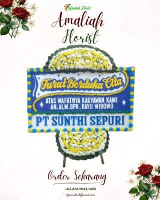 Papan Bunga Duka di Teladan Timur